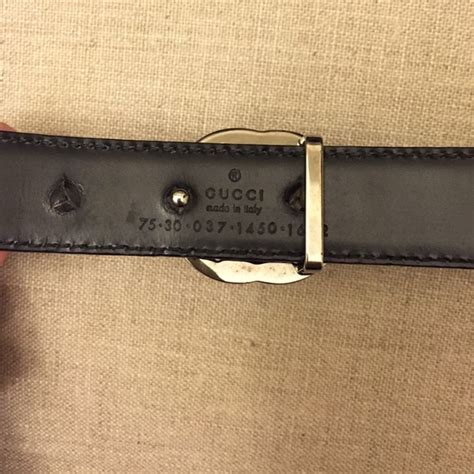 gucci belt id number|real Gucci belt code.